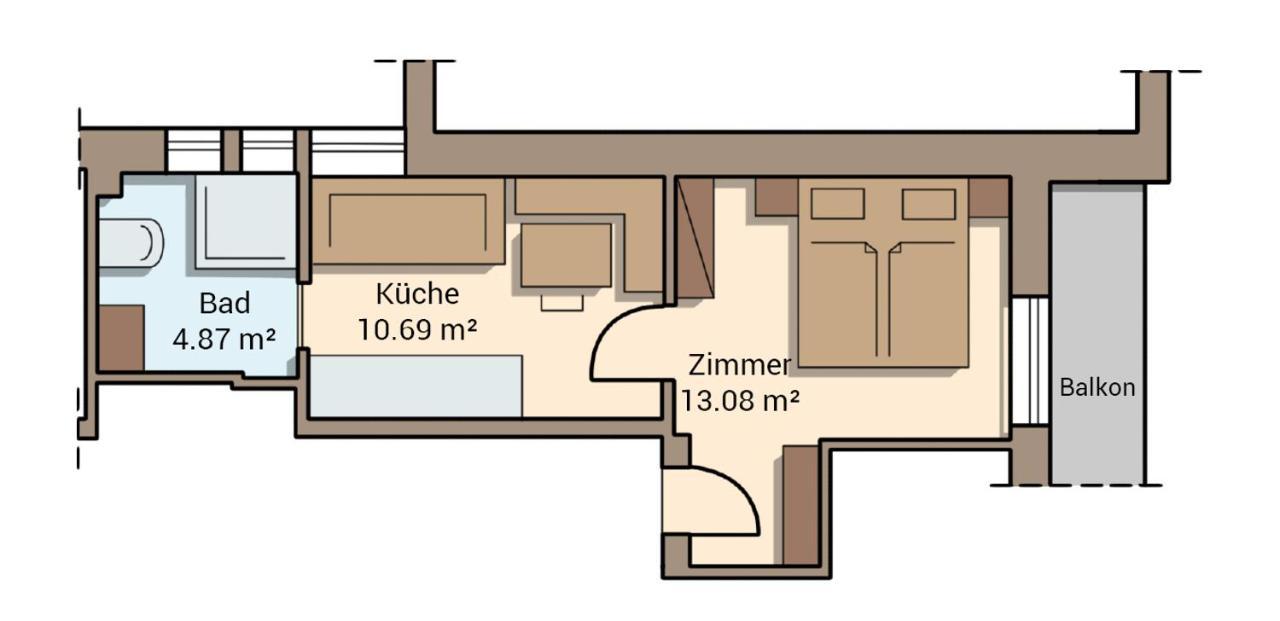 امهاوسن Apart Tyrol الغرفة الصورة